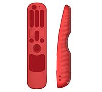 Akozon Coque de Protection en Silicone pour Télécommande MR21GA MR21N MR21GC - Housse Intégrale Douce et Antidérapante avec Lanière pour Une Meilleure Prise en Main et Une Protection à 360° (Rouge)
