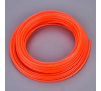 Akozon Cordon de Coupe Rond de 2,4 Mm pour Tondeuses à Gazon et Débroussailleuses - Fil de Coupe Rouge de 15 M pour Une Efficace de l'herbe et Un Fonctionnement à Faible Bruit (Rouge 2,4 mm