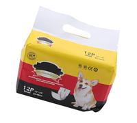 Akozon Couches pour Chiens Mâles - Couches Jetables pour Animaux de Compagnie avec Conception Anti-Fuite et Indicateur d'urine - Pantalons d'hygiène pour Animaux de Compagnie -