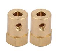 Akozon Couplers Lot de 4 connecteurs de moteur en laiton (Diamètre intérieur 6 mm)