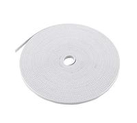 Akozon courroie de distribution centrale blanche de largeur 6mm avec largeur de courroie ouverte de 10M avec accessoire d'imprimante 3D à âme en acier