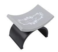 Akozon Coussin de Bras à Ongles en Forme de U - Porte-oreiller à Main de Manucure en Silicone Souple pour Ongle Confortable et Bricolage (BLACK)