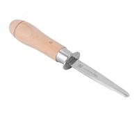 Akozon Couteau à Huîtres et Shucker en Acier Inoxydable - Outil Robuste et Ergonomique pour une Ouverture Effort des Huîtres et des Pétoncles - Conception à Long Manche pour un