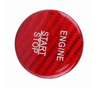 Akozon Couvercle de Garniture de Démarrage de Moteur en Carbone A B C GLC GLA CLA ML Classe - Automobile/remplacement/commutateurs et Relais/commutateurs/à Bouton-poussoir (rouge)