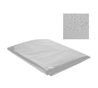 Akozon Couvercle du Réservoir d'eau du Conteneur IBC - Protection pour Les Barils d'argile IBC 1000L, Tarpauline de Protection Noire Imperméable et Résistante aux Algues avec des Volets (Black)