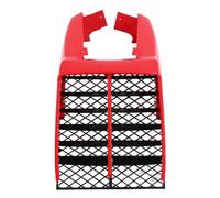 Akozon Couvercles Latéraux de Réservoir de Gaz en Plastique Rouge avec Grille 2GU 2171L 00 00 Remplacement de Protection élégant pour Banshee 350 YFZ350 YFZ350LE YFZ350SE YFZ350SP
