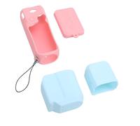 Akozon Couverture de Caméra en Silicone Soft Protective Base pour Accessoires Couleur Mélangée (Couverture de l'objectif Blue Body Case Pink)