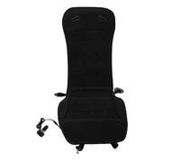 Akozon Couverture DE REFORMINATION AUILLE avec 2 Ventilateurs 24 Prises d'air DC 12 24V Coussin DE Vitesse du Vent sans étape (Black)