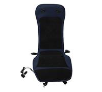Akozon Couverture DE REFORMINATION AUILLE avec 2 Ventilateurs 24 Prises d'air DC 12 24V Coussin DE Vitesse du Vent sans étape (Blue)