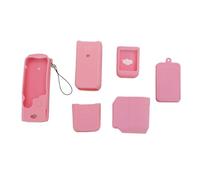 Akozon Couvre de Protection de la Caméra Couvre en Silicone à Manche Antidérapante Antidérapante pour Poche 3 (Pink)