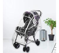 Akozon Couvre-pluie de Poussette de Voyage de Voyage - Baby Rain Shield avec Eva Half Open Window, Conception Universelle pour Toutes les Poussettes - Protection à l'épreuve du Vent, Imperméable et
