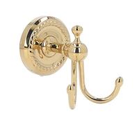 Akozon Crochets Robustes à Double Broche pour Peignoir, Finition Dorée Antique, Forte Charge, Fixation Murale pour Manteau, Salle de Bain, Chambre à Coucher - Outils et Rénovation de l'