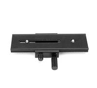 Akozon Curseur de Rail de Caméra, Curseur de Rail de Mise au Point Macro à 2 Voies avec Vis de Montage 1/4 Curseur de Rail de Mise au Point Macro pour Gros Plan