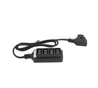 Akozon D Appuyez sur Male à 4 Adaptateurs Féminins, 4 Port P Tap D Tap Câble Séparateur, Alimentation 4 Appareils à la Fois pour la Batterie de Lithium Port, Idéal pour la Caméra