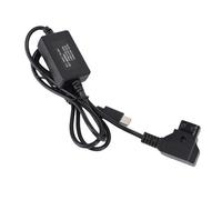 Akozon D Appuyez sur Un Mâle à Type C Câble d'alimentation 3A Cable CAMÉE CAPACER Portable Portable