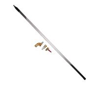 Akozon de Nettoyage de Radiateur de Voiture, Buse de Ventilateur de 1 M à 25 Degrés avec Connecteur Rapide, Adaptateur Eau-air, Outil de Nettoyage de Radiateur pour la Plupart des