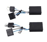 Akozon Décodeur Canbus de Phare LED, Anti-scintillement, Annuleur D'erreur D'avertissement pour Véhicules GM avec Adaptateur de Résistance de Charge 50W 6Ohm, Tension 9-16V