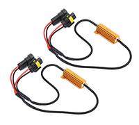 Akozon Décodeurs LED, 2 Pièces 50W 6Ω H11 H8 H9 H27 880 881 LED Résistance de Charge Canbus sans Erreur Annuleur pour Phare Feux de Jour