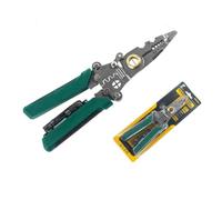 Akozon Dénudeur de Fils Multifonctionnel avec Détection de Tension, (1 | Coupe-câble en Acier Inoxydable, Batterie Rechargeable Intégrée, Compact pour Réparation électrique Domestique, Outil de