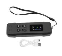 Akozon Détecteur de CO Portable 3 en 1, Professionnel, Rechargeable, Voyage en Temps Réel, Mini Capteur de Température et d'humidité, Testeur pour Extérieur D'hôtel