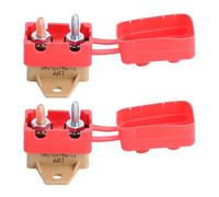 Akozon Disjoncteur à Réinitialisation Automatique, 2 Pièces, Boulon de Goujon, Protecteur de Surcharge pour Voitures, Navires, Yachts, équipement électromécanique (5A)