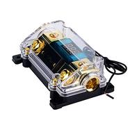 Akozon Disjoncteur Numérique de Voiture 24 V 100 A, Porte-fusible avec écran LCD pour Amplificateurs, Bloc de Distribution d'énergie Compact, Conception Facile à Inspecter pour les Systèmes Audio