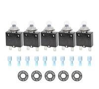 Akozon Disjoncteur Thermique 8A avec Bornes à Connexion Rapide, Manuel à Pousser