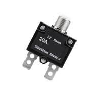 Akozon Disjoncteur Thermique à Réinitialisation 20A pour Générateur, Protection contre les Surintensités et les Surcharges, 125/250V (20A)