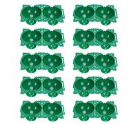 Akozon Dispositif d'enracinement de Plantes de Propagation à Haute Pression Réutilisable, Boîte à Boules de Greffage en Plastique de qualité Supérieure (Petit Format 10 pièces)