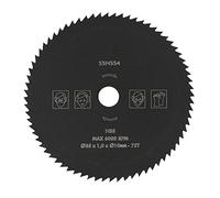 Akozon Disque de coupe pour lame de scie circulaire HSS 85 mm * 10 mm 72 T Disque de coupe pour lame de scie circulaire HSS Pour bois métal