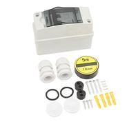 Akozon Dissert de Circuit Miniature 2P DC 12V à 400 V et AC 90V à 400 V Commutateur de Déconnexion Solaire pour les VR, les Systèmes Solaires et les Applications Marines