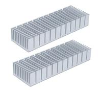 Akozon Dissipateur de Chaleur Module en Aluminium Refroidisseur CPU Refroidissement 2 Pièces Panneau Thermique à Fente 120mm X 40mm X 20mm - Électronique/Ventilateurs et Refroidissement/Dissipateurs