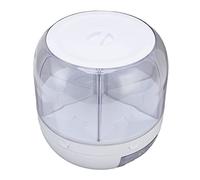Akozon Distributeur de Grains 6 Grilles avec Rangement, Conteneur de | Distributeur de céréales à 6 grilles avec stockage-récipient de stockage de céréales en PP de 10kg pour la cuisine,