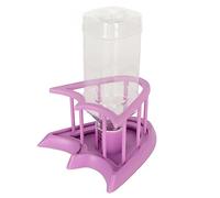 Akozon Distributeur d'eau Automatique pour Reptiles Distributeur d'abreuvoir pour Reptiles à Clôture Violette avec Bouteille pour Fournitures de Reptiles Lézards L NW13 Accessoires