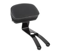 Akozon Dossier de Moto Rider pour Conducteur, Cadre Métallique avec Rembourrage en Mousse, Coussin de Repos Arrière Noir ajusté, Support Confortable pour les Longs Trajets