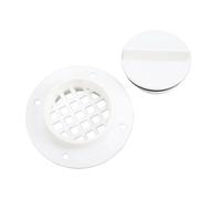 Akozon Drain de Sol de Pont de Bateau de qualité Marine, Forme Ronde de 3,5 Pouces, Drain d'eau Détachable pour Navires, Yachts, Kayaks, Hors-Bord, Bateaux de Pêche, Nylon Poli,
