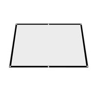 Akozon Écran de Projecteur Blanc Pliable 1PC Portable Pliable - 100 Pouces 4: 3 Rideau de Projection à Usage Extérieur et Intérieur (100 Pouces)