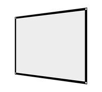 Akozon Écran de Projecteur Blanc Pliable 1PC Portable Pliable - 100 Pouces 4: 3 Rideau de Projection à Usage Extérieur et Intérieur (72 Pouces)