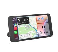 Akozon Écran sans Fil de Voiture écran Tactile de 6,5 Pouces, Commande Vocale Bluetooth FM Lien Miroir avec Appel Mains Libres pour Véhicules Universels