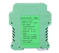 Akozon Émetteur d'isolateur de Signal de Courant PLC 4-20mA Détecter Le conditionneur de Signal DC 24V(1 in 1 Out, 4-20mA to 0-10V)