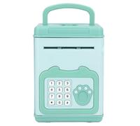 Akozon Empreinte Mot de Passe Piggy Bank pour Enfants - ATM électronique Interactif avec Papier à Défilement Automatique, Musique et Machine à sous de Monnaie - Outil de Gestion de l'argent