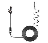 Akozon Endoscope Industriel Inspection Caméra LED IP67 Endoscope pour Smartphones PC (10m)