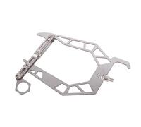 Akozon Enfileur de Corde D'amarrage de Type U en Acier Inoxydable, Crochet de Quai, Guide de Fil de Câble, Outil de Navire (Version Normale)