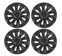 Akozon Enjoliveurs de Roue, ABS Noir Mat pour Roues de 20 Pouces, 4 Pièces | Construction ABS, Finition Noir Mat, Montage 20 Pouces, Protection du Couvre-jante, Protection contre les Rayures,