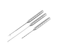 Akozon Ensemble d'aiguilles d'appât de Pêche en Alliage 'Aluminium de qualité Supérieure, Matériel de Forage 3 en 1 pour Le Gréement et l'appâtage