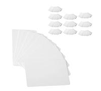 Akozon Ensemble de 100 Pièces de Carte d'identité de proximité sans Contact 125 KHz, Carte d'accès en Lecture Seule EM4100, 100 Pièces de 'entrée de Porte Blanche de proximité 125 KHz, 'accès