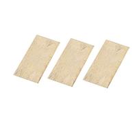 Akozon Ensemble de 3 Pièces de Plaques à Souder en Argent pour le Traitement des Bijoux, Soudage à Basse, Moyenne et Haute Température