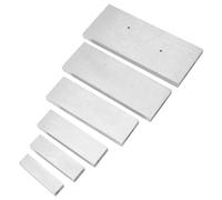 Akozon Ensemble de Blocs Parallèles Réglables en Acier 6 PCS avec une Plage de Réglage 3/8~2-1/4 Pouces pour des Mesures Précises dans l'usinage et la Fabrication