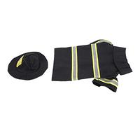Akozon Ensemble de Costumes de Pompier pour Chien - Costume d'halloween Unique pour Animaux de Compagnie - Tenue Originale pour Un Déguisement Créatif (XL)