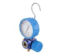 Akozon Ensemble de Jauge de Collecteur de Climatisation avec Miroir Visuel - 500psi et 35kgf / Cm2, Compatible avec les Réfrigérants R12, R22, R410, R134A